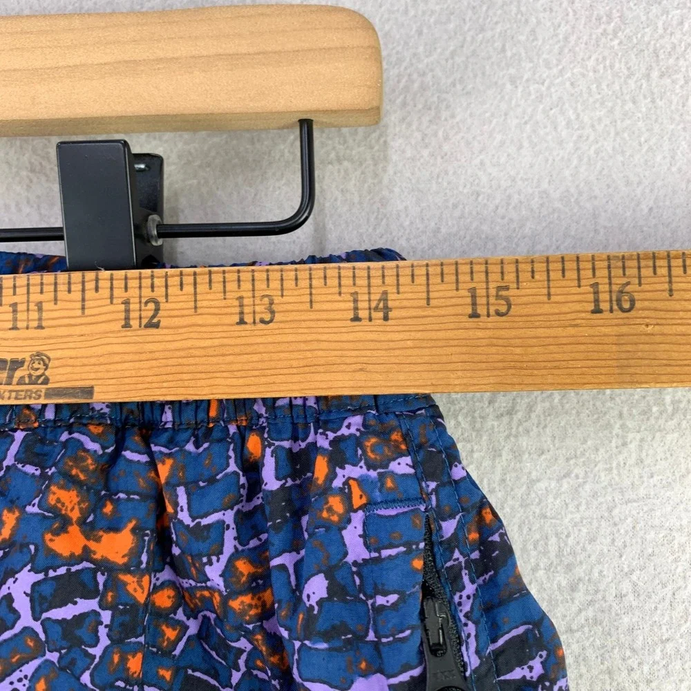 Nike ACG Belted Nylon Shorts Women M Blue Orange Retro Hiking Trail